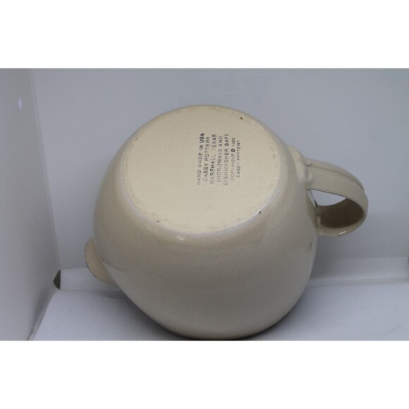 Casey Pottery Marshall Texas  Stoneware Daisy Bowl 1995 Design USA - Picture 4 of 11